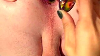 gf gapes and spreads my ass, begging for more toys and dildos.