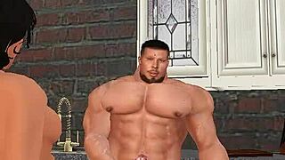 handsome muscle hunk aaron donald fucks a local wife