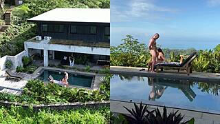 Real outdoors public sex with multiple angles and facial cumshot