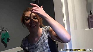 Kiki Daire Rides Black Cock At Glory Hole For Squirting Facial