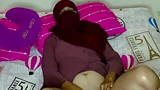 Hijab Wife's Intimate Moment