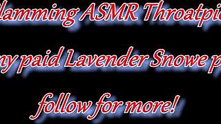 White European goddess gets rough sloppy upside down facefuck! Hard pounding cum in throat!