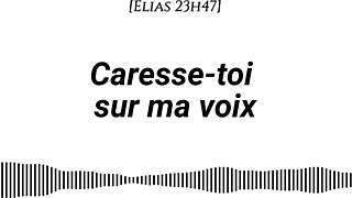 French woman caresses herself to man's erotic voice instructions