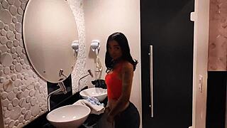 Watch Nick Niquita's perky ass get ravaged by big-dicked stepfather Vagninho behind the scenes! Is she addicted?