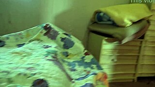 perverted stepmother makes stepson watch her piss from hairy pussy