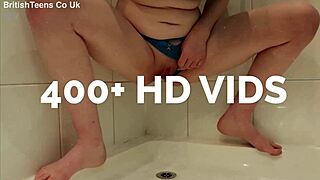 cute british girl gives jerk off instructions to her neighbor