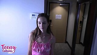 Stepdaughter Nadia Noja Takes Load From Stepdad