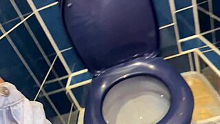 unshaven pussy pissing compilation with dirty pads in pov