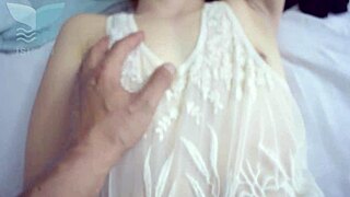 petite blonde moans insanely when brazilian vitor says her name during fuck