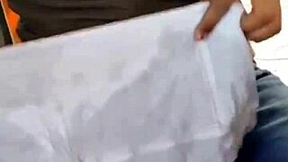 In this bdsm scene, 'Licking her feet is my fantasy,' the slave confesses