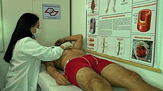 Nurse Excited By Patient's Erection In Hospital Setting