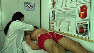 Nurse Excited By Patient's Erection In Hospital Setting