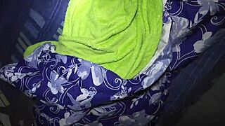 my best friend's mom in her room stripping lingerie and teasing