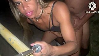 wife giving to cuckold in public then ass at home