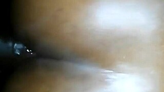 Black Woman Sits On Cock With Ass