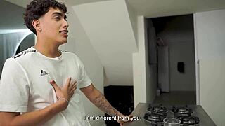 Antonella Jones Confronted In Kitchen By Tommy Verga, Gives Wet Blowjob, Takes Big Cock In Reverse Cowgirl And Intense Standing Fuck Until Face Covered