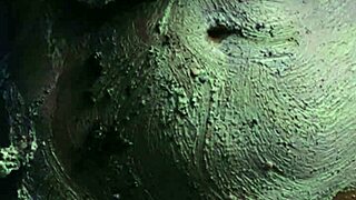 messy food birthday cake girl