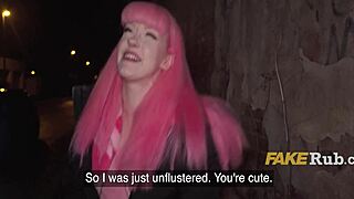 Pink-Haired Euro Slut Unlocked And Pounded In Prague
