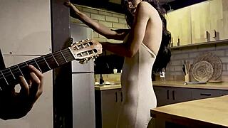 bigboobs colombian surprises with his big cock?