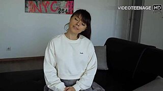 lovely 18-year-old girl in porn casting