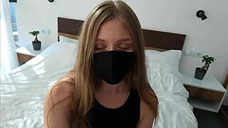 Love triangle turns into threesome with blonde student