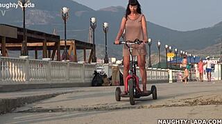 Naked Ride Public Thrills!