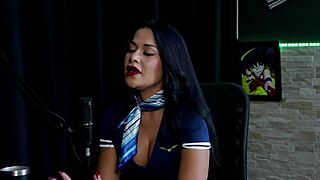 Gorgeous Brunette Stripper Shows Beautiful Breasts After Saying She Doesn't Like Exposure And About Being With Famous - Tifany Rocha Swing Cast Watch On Sheer Red