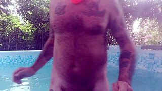 creampie giants boobs summer pool