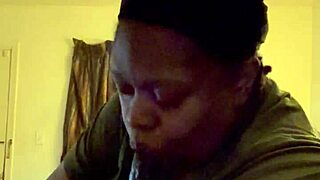 Giant cock sipped by chubby amateur