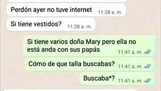 Mature milf Doña Mary gets undressed as husband leaves