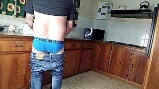 Quickie in the kitchen