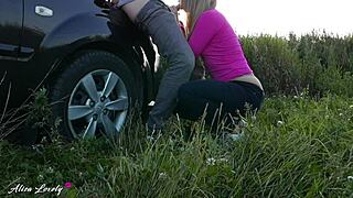 i'm the horny taxi driver who fucked that blonde hard by the car at sunset, oh man