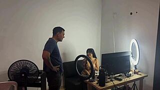 i'm the stepsister caught on webcam by my brother, having sex to keep silent