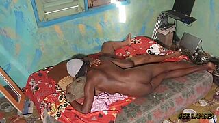 Ebony amateur gets fucked hard outdoors with big black cock and squirting pussy