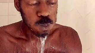 getting wet in the dorm workout