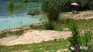 Elena De La Vega Fucks Guys Outdoors