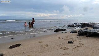 fucking two big-assed milfs and making them suck my cum after