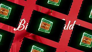 hot blonde play in pool with toys