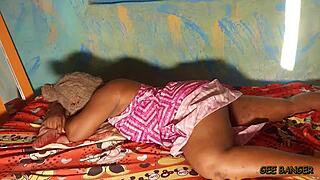 The ebony queen amateur gets banged hard by muscular men in various positions.