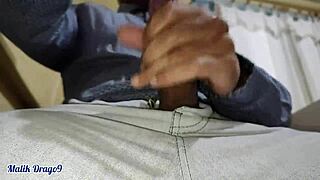 Malik Drago9 - Big Dick Very Horny At Work Jerking Off Cumming A Lot