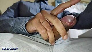 Malik Drago9 - Big Dick Very Horny At Work Jerking Off Cumming A Lot