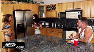 Lusty Stepbro Fucks Two Pretty Stepsis