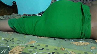 Desi Sanjana Aunty Shows Her Big Ass