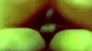 Hottie rubs pussy while riding big dick to orgasm