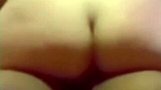 Hottie rubs pussy while riding big dick to orgasm