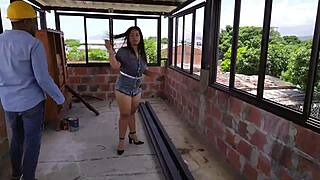 Seductive Rooftop Engineer Encounter Part 1
