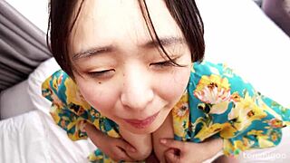 Japanese Big Tits In Kimono: Noa Makino Meets Ex