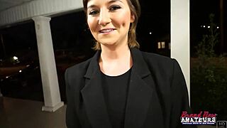 Petite Cutie Kylie Sucks Monster Cock, Pink Pussy Fucked Doggystyle