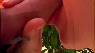 Hot Wife Gives Amazing Public Blowjob!