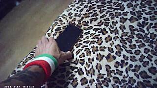 Glasses cam azn blonde meets Maxxx Loadz behind the scenes